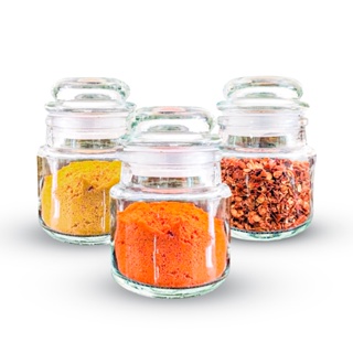 Kit até 12 Vidro Organizador de Temperos e Condimentos Com Tampa de Vidro hermética em Oferta na Shopee