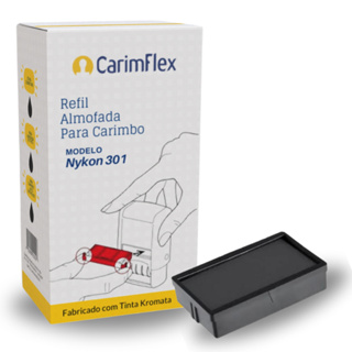 Refil Almofada Nykon 301, colop 10, premium 10 em Oferta na Shopee