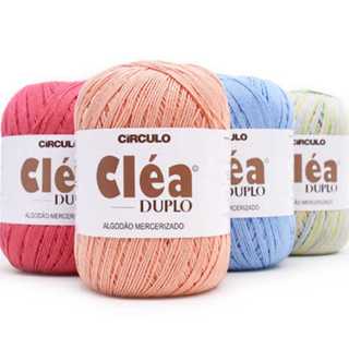 Linha Cléa Duplo 295TEX 508m Círculo Cartela Completa Cores - 01 Novelo em Oferta na Shopee