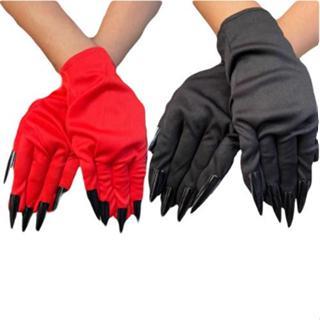 Luva de Lycra Com Unhas Para Fantasia