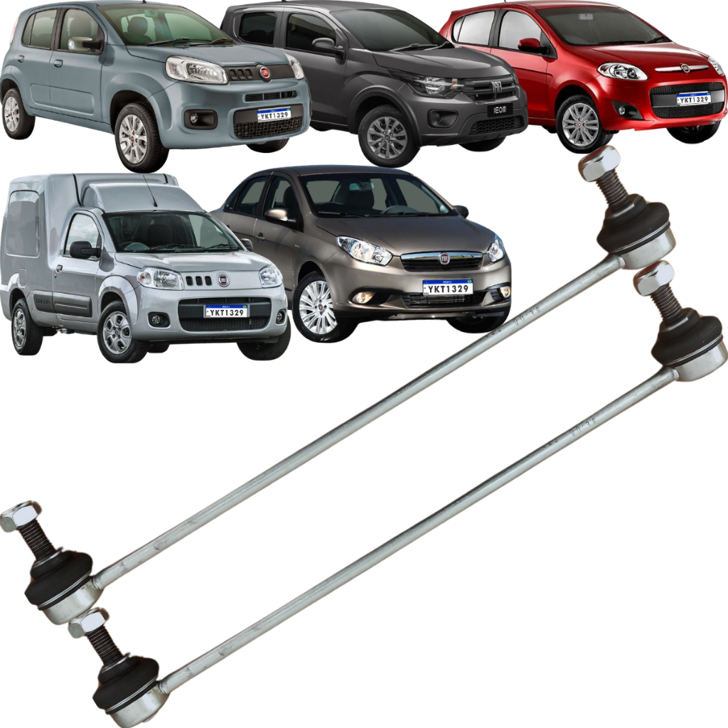 Par de Bieleta Dianteira Axios Fiorino Grand Siena Palio Uno em Oferta na Shopee