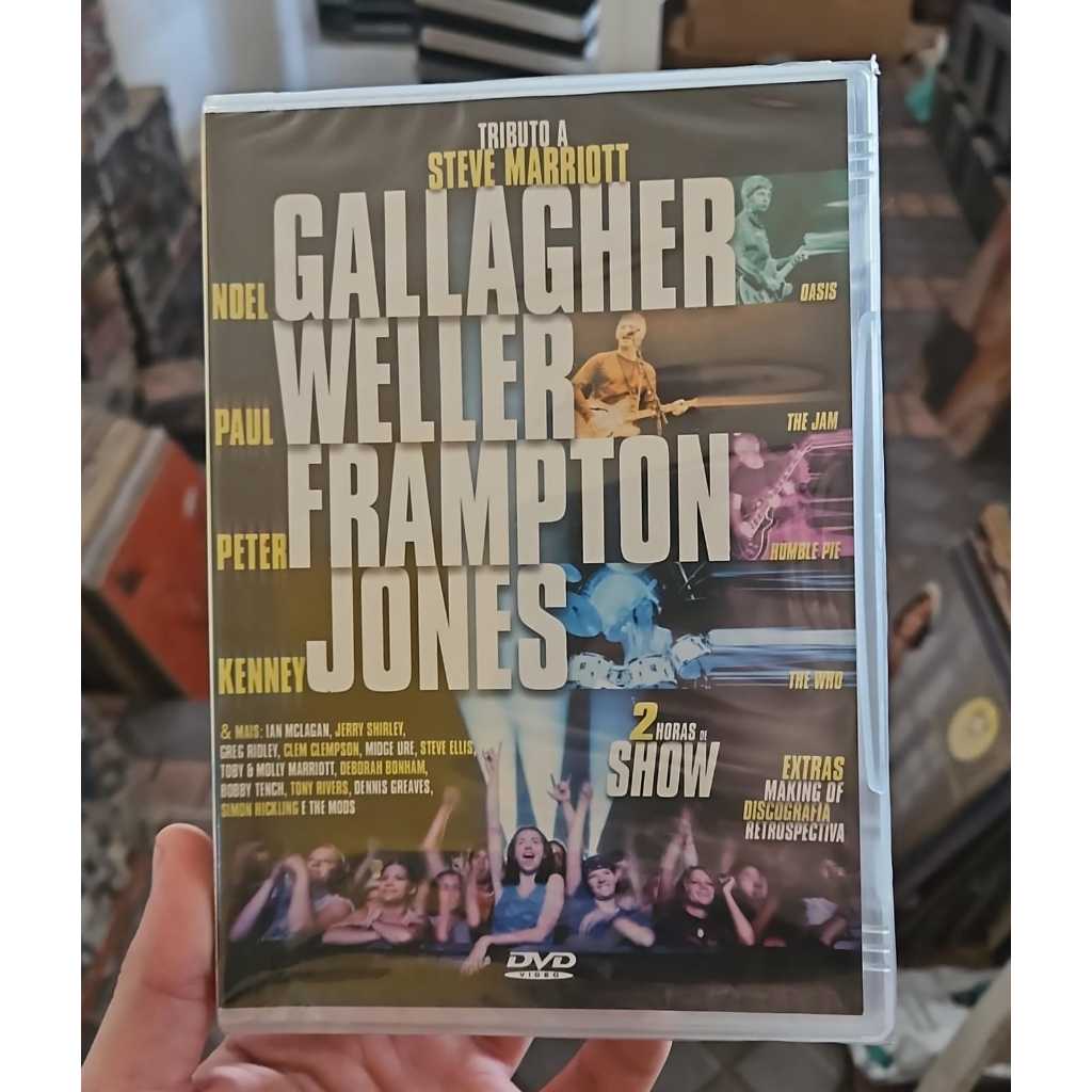 DVD Tributo a Steve Marriott (Noel Gallagher, Paul Weller, Peter Frampton etc) Lacrado!