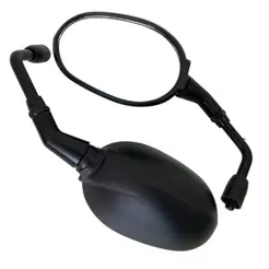 Par Retrovisor Modelo Triumph Tiger 800 Oval Fixo Longo Rosca Yamaha/Honda