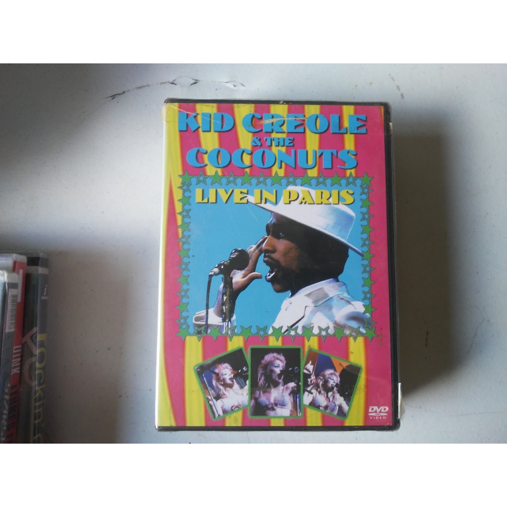 DVD KID CREOLE E THE COCONUTS LIVE IN PARIS (NOVO LACRADO DE FABRICA)