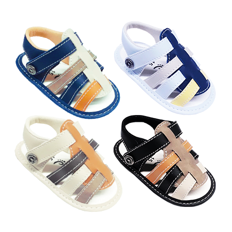 Sandália infantil de menino sapatinho para recém-nascido numeração do 13 ao 18 em Oferta na Shopee