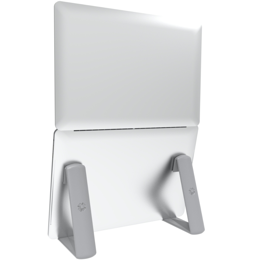 Suporte Compatível com Notebook Universal Mesa Modelo Soft Touch Em Um Angulo de 180° Graus