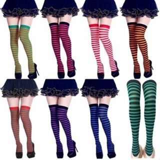 Meias 7/8 Listradas/Leia a descrição em Oferta na Shopee