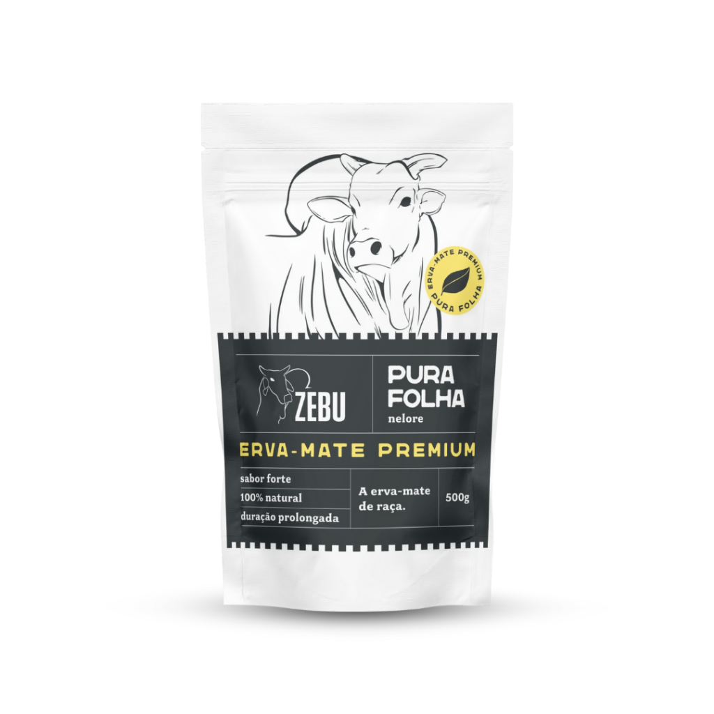 Erva Mate Tereré Zebu, Pura Folha - Nelore (500g)