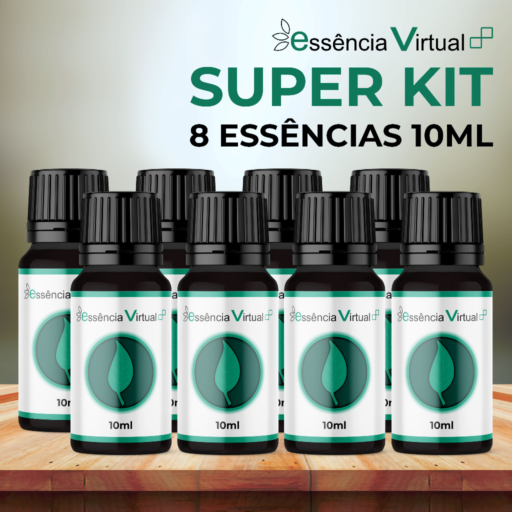 Kit 8 Essências Perfume 10ml | Escolha suas Fragrâncias em Oferta na Shopee
