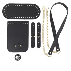 Kit fundo 25/10 alça de corrente e lapela c suporte
