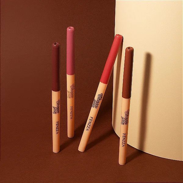 Lápis de Contorno Lábial Retrátil Choco Fun Collection com Cheirinho de Chocolate - Fenzza em Oferta na Shopee