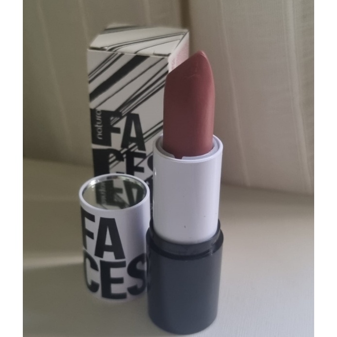 Batom natura faces matte, make, maquiagem, maquiadora, beleza, mulher, rosto, face, facial