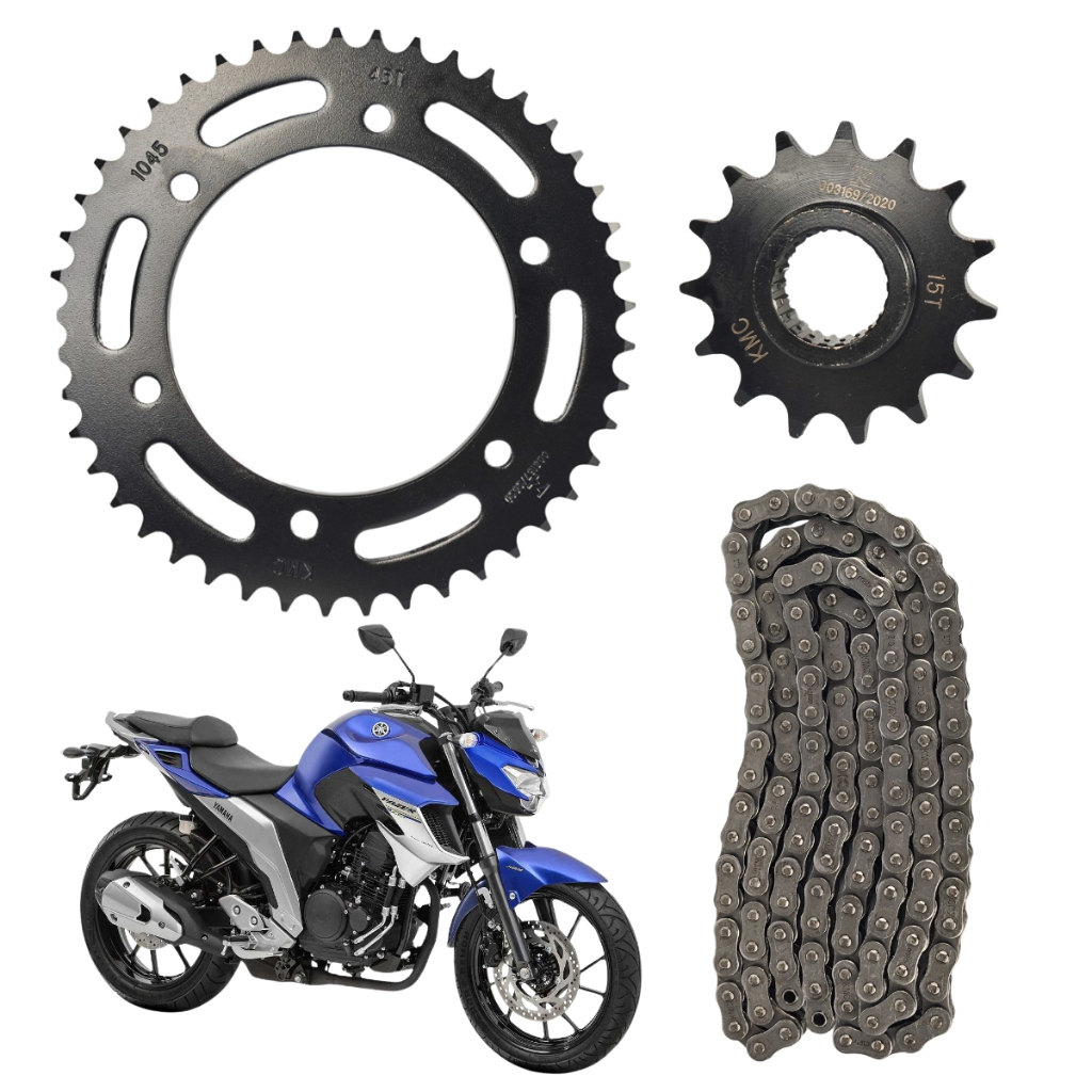 Kit Transmissao Relacao Retentor Yamaha Fazer 250 Kmc Gold