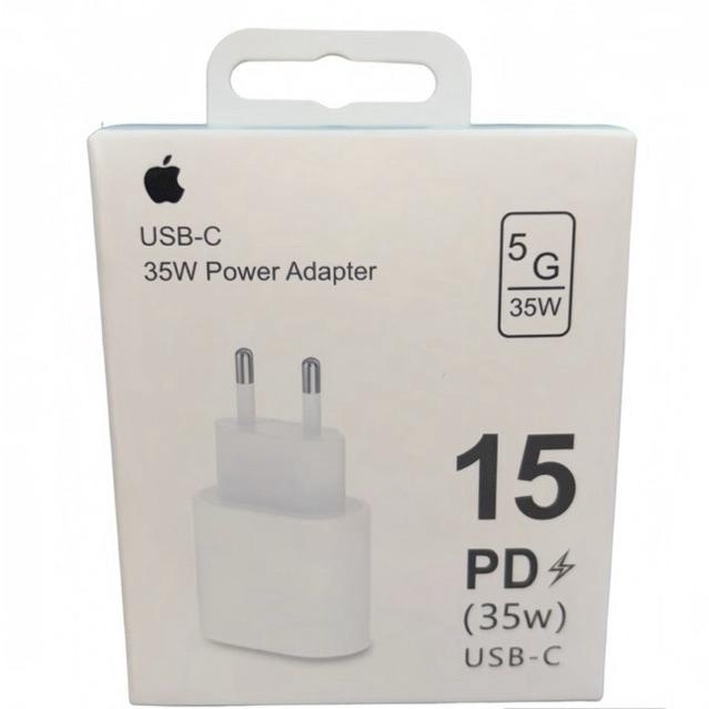 Fonte Tomada Carregador 35W Turbo USB-C Para iPhone 15, 15 Plus, 15 Pro, 15 Pro Max X, XR,11,12,13,14 Pro Max
