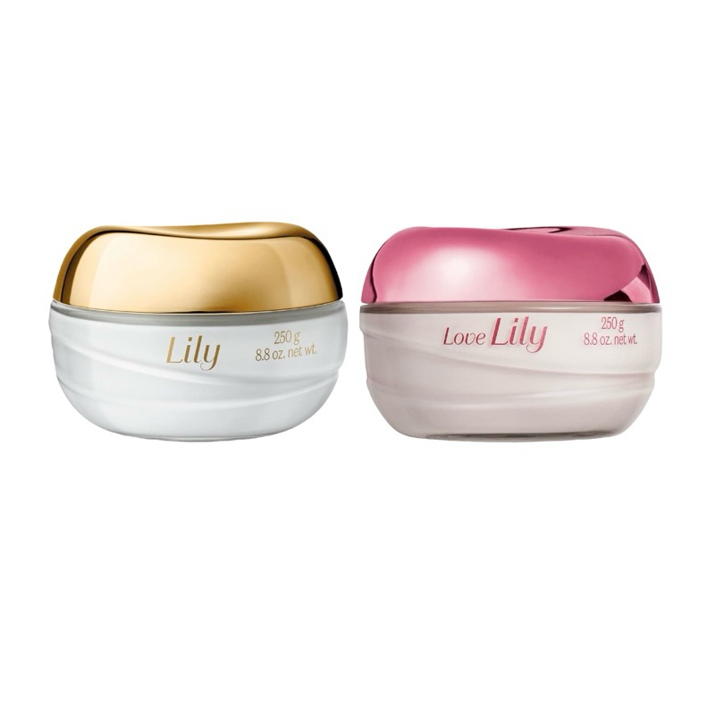 Kit Creme Acetinado Desodorante Hidratante Corporal Lily 250g + Love Lily 250g O Boticário