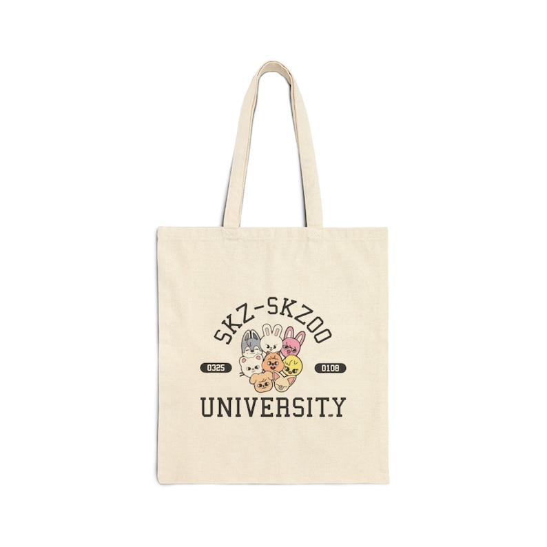 Bolsa Sacola Ecobag SKZOO University Stray Kids Kpop em Oferta na Shopee