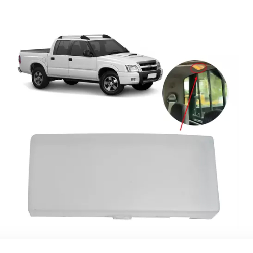 Lente Da Lanterna Teto Luz Interna S10 95/11 Cabine Simples em Oferta na Shopee