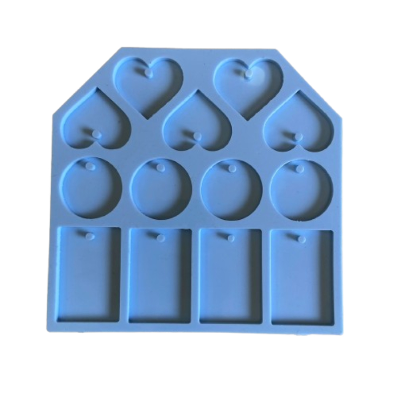 Molde Silicone 13 Tags Variadas Resina M46 Colar Decoração em Oferta na Shopee