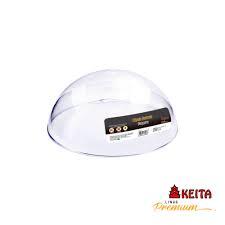 CUPULAS P, M, G Tampa Acrílico Cristal para Bolos e Tortas,, Protetor de Alimentos Cobre