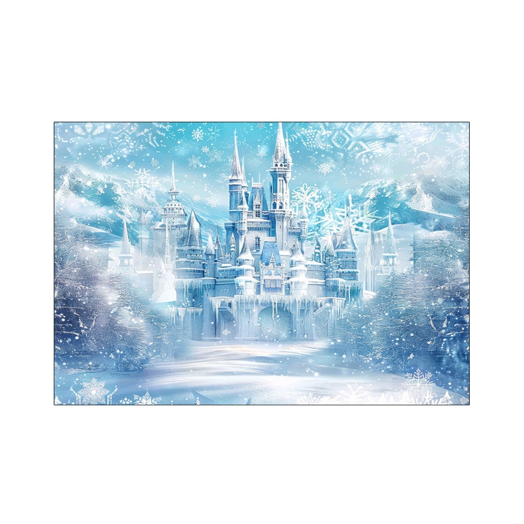 Fundo Fotográfico - New Born Castelo de Gelo 018