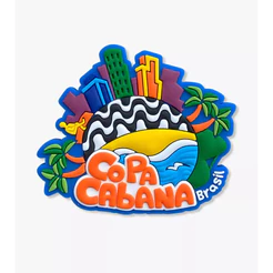Ímã Rio De Janeiro RJ Copacabana – Ímã de Geladeira