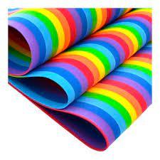 1 x Folha De Eva Com Arco Iris 40cm X 48cm — imagem 2 de 2