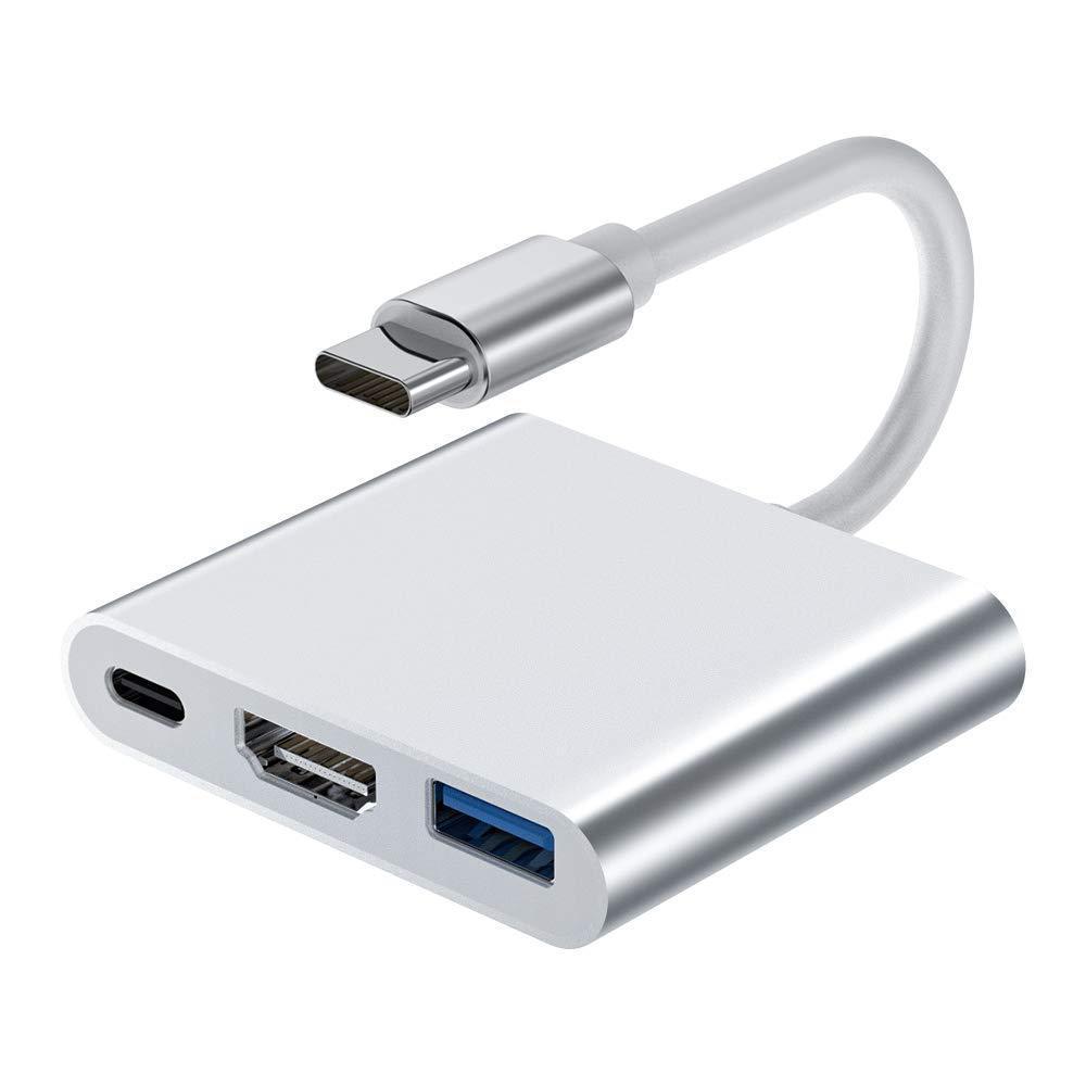 ADAPTADOR TIPO C 3 EM 1 Para HDMI USB 3.0 E Tipo C Usb C Para Notbook Tipo c Macbook