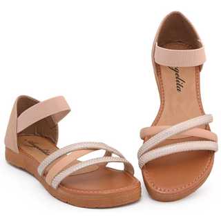 Sandalia Rasteirinha Rateira elástico Feminina - Amanda em Oferta na Shopee