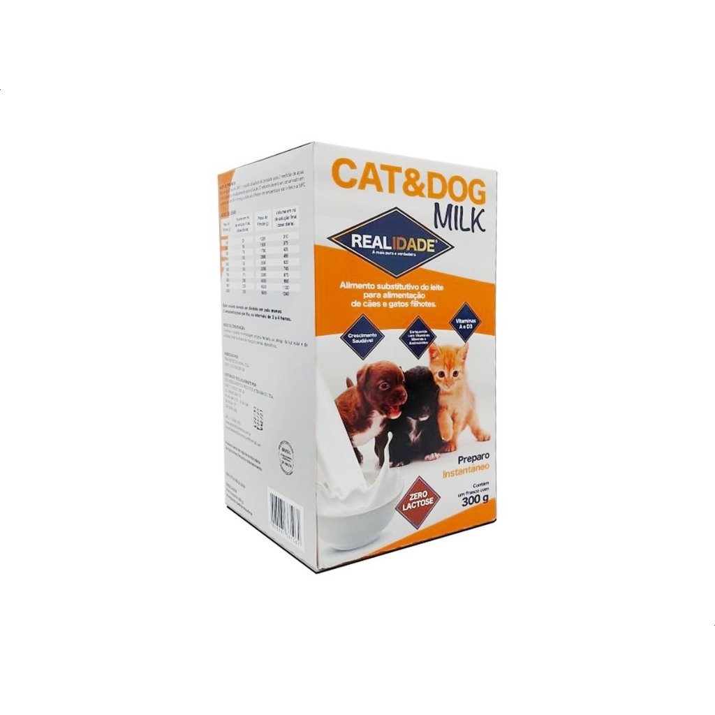 Cat&dog Milk Leite Para Filhotes Cães Gatos - 300g