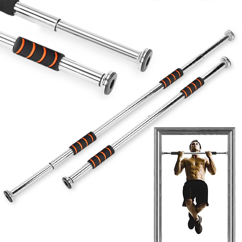 Barra de Porta Fixa Extensível Lorben para Exercício Flexão Crossfit Treino Musculação