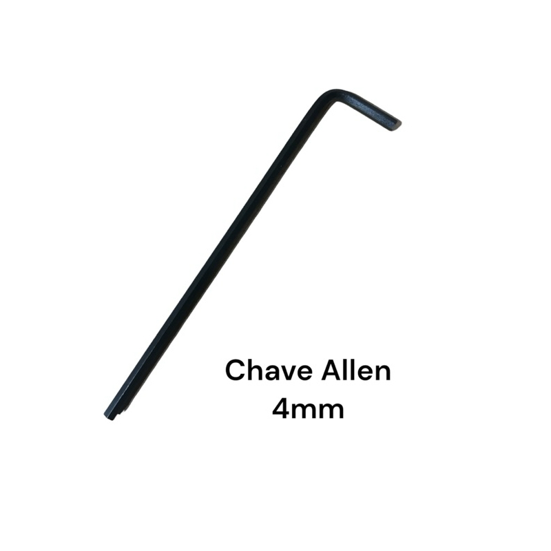 Chave Allen Hexagonal Longa 4mm