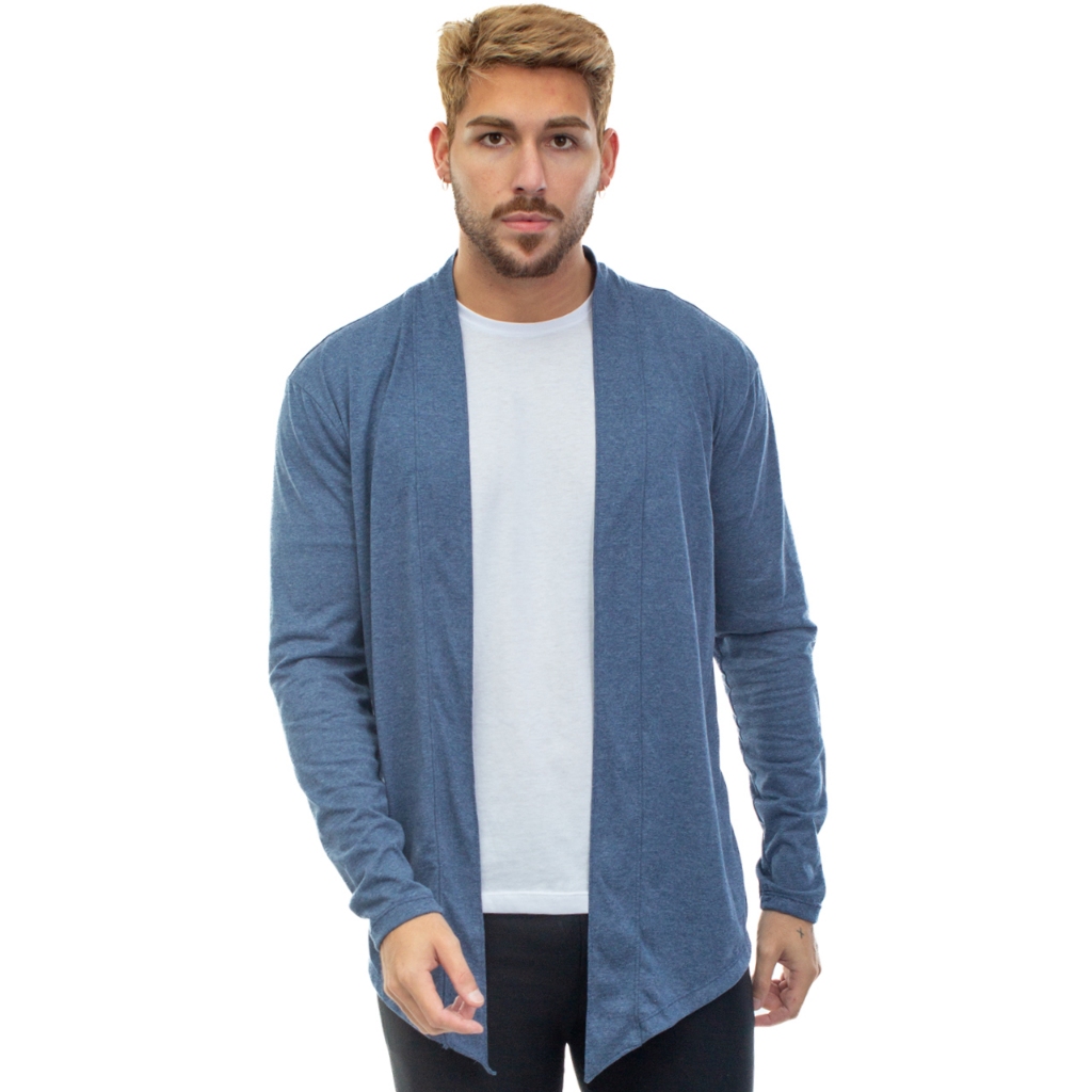 Sobretudo Cardigan Casaco Malha Masculino Homem Moderno Malha Ecológica Manga Comprida Estiloso Outono/inverno Promoção