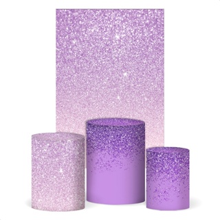 Trio Capa Cilindro Veste Fácil + Painel Vertical Glitter Sublimado Em Tecido em Oferta na Shopee