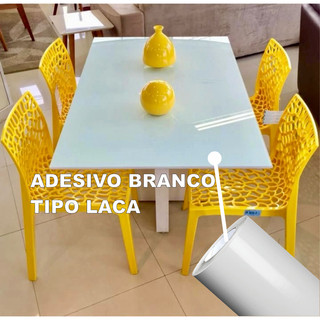 Adesivo Branco laca Laquear de Mesa Profissional Mesa de Jantar escritório  Decoração de Vidro Geral
