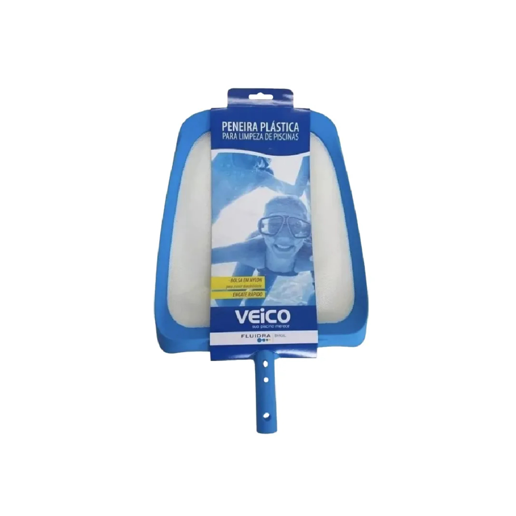 Peneira Plástica Para Piscina Veico Sem Cabo