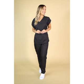 Conjunto Pijama Cirúrgico Gabardine Feminino em Oferta na Shopee
