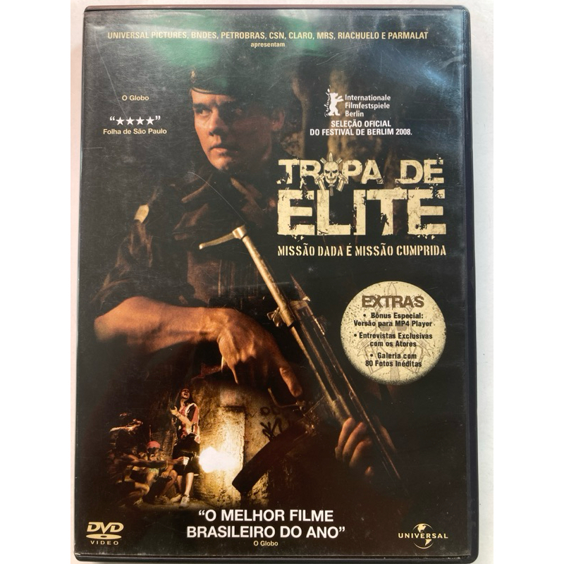 DVD: Tropa de Elite- Missão dada é missão cumprida