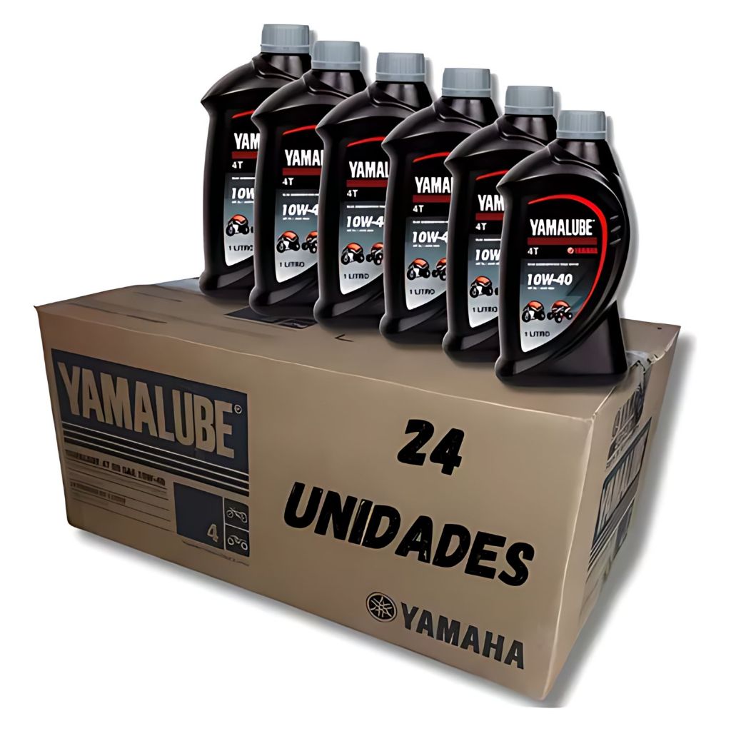 CAIXA ÓLEO YAMALUBE 10W40 24 UNIDADES ORIGINAL ATACADO LOJISTA