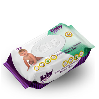 LENÇOS/TOALHAS UMEDECIDAS KIT COM 10 BABY FREE C/100unidades TAMPA FLIP -TOP