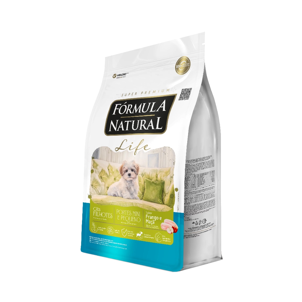 Ração Fórmula Natural Life Cães Filhotes Porte Mini e Pequeno 15kg Adimax em Oferta na Shopee