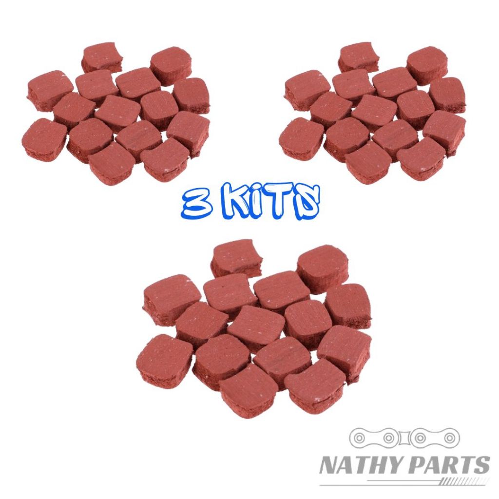 Patim Pads de Embreagem Bike Bicicleta Motorizada Moskito 3 kit cada kit 15und