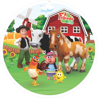 Painel de festa a fazenda zenom em Oferta na Shopee