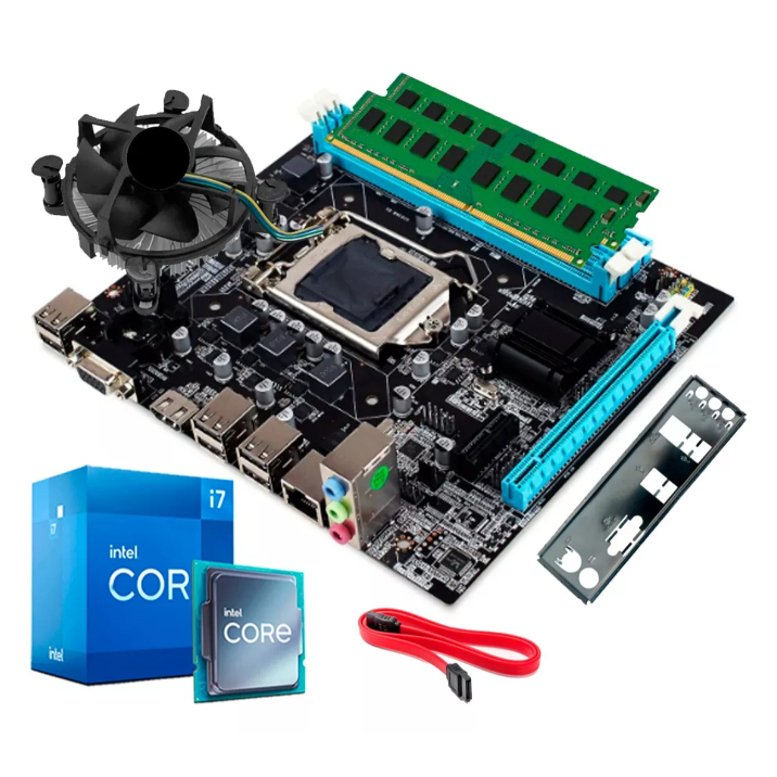 Kit Upgrade Intel I7 4°gera. 4770 16gb Ram Placa Mãe H81