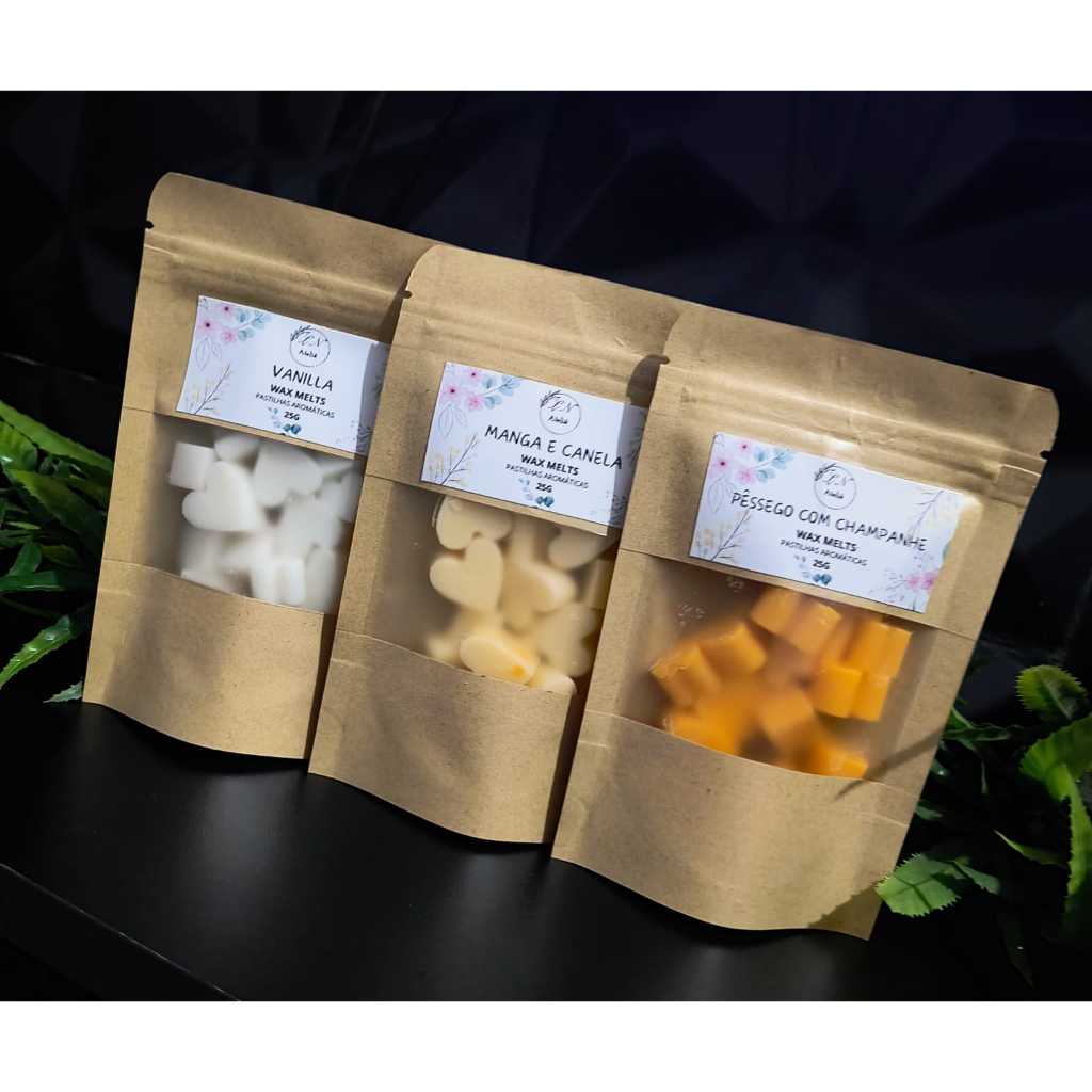 WAX MELTS PASTILHAS AROMÁTICAS PARA DIFUSOR  ELÉTRICO E RÉCHAUD