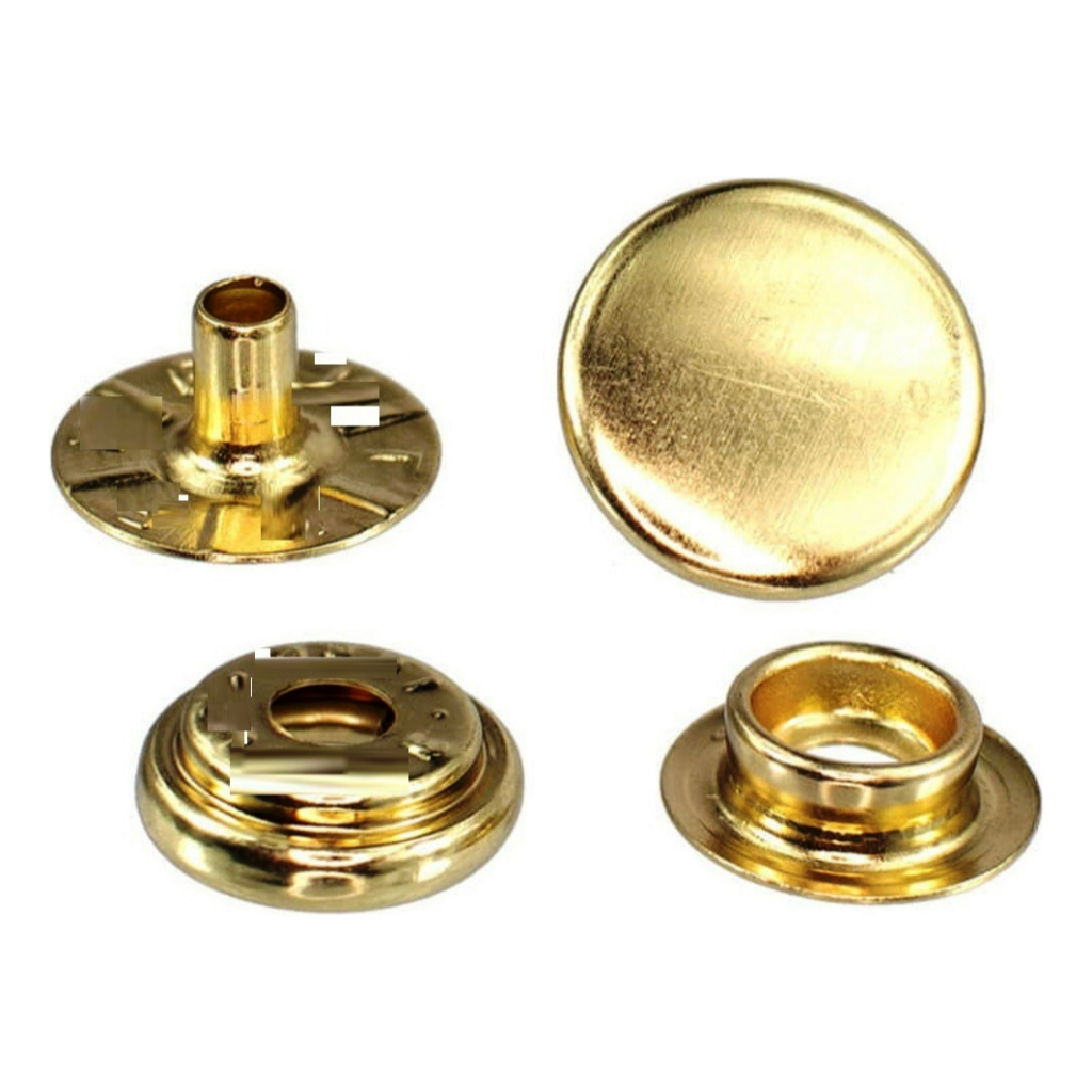 30 unidades Botão de Pressão N. 100 DIÂMETRO DA CABEÇA 15 mm + em Oferta na Shopee