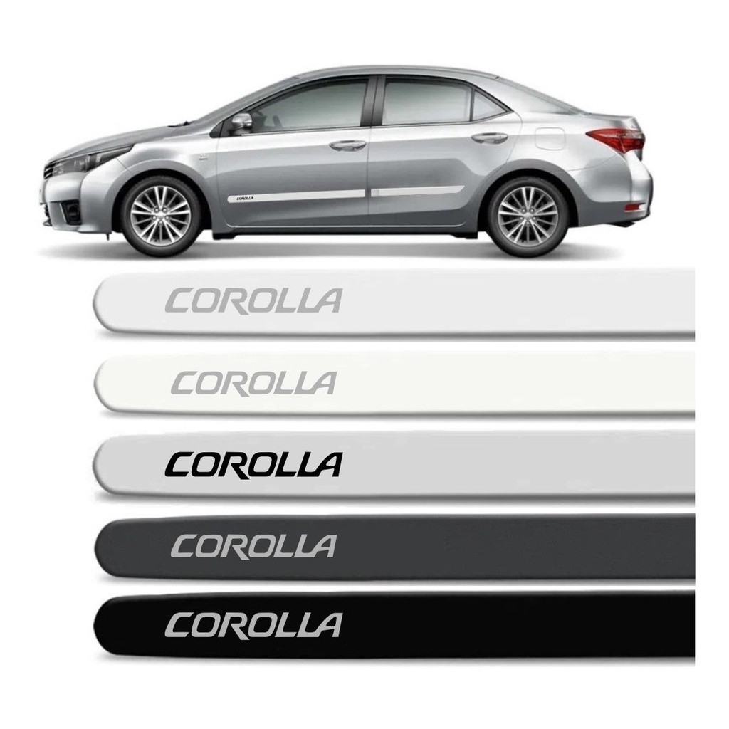 Friso Lateral Corolla 2008 A 2014 Toyota Todas As Cores em Oferta na Shopee