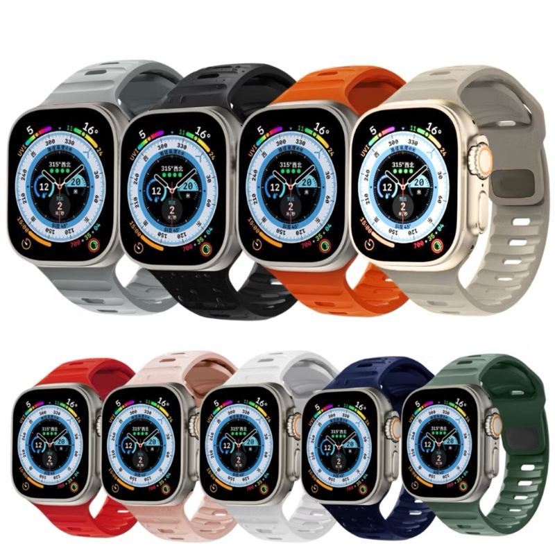 Pulseira De Silicone Mariner Para Relógio Ultra 49mm 44mm 45mm 41mm 40mm 42mm 38mm Series Bracelete em Oferta na Shopee