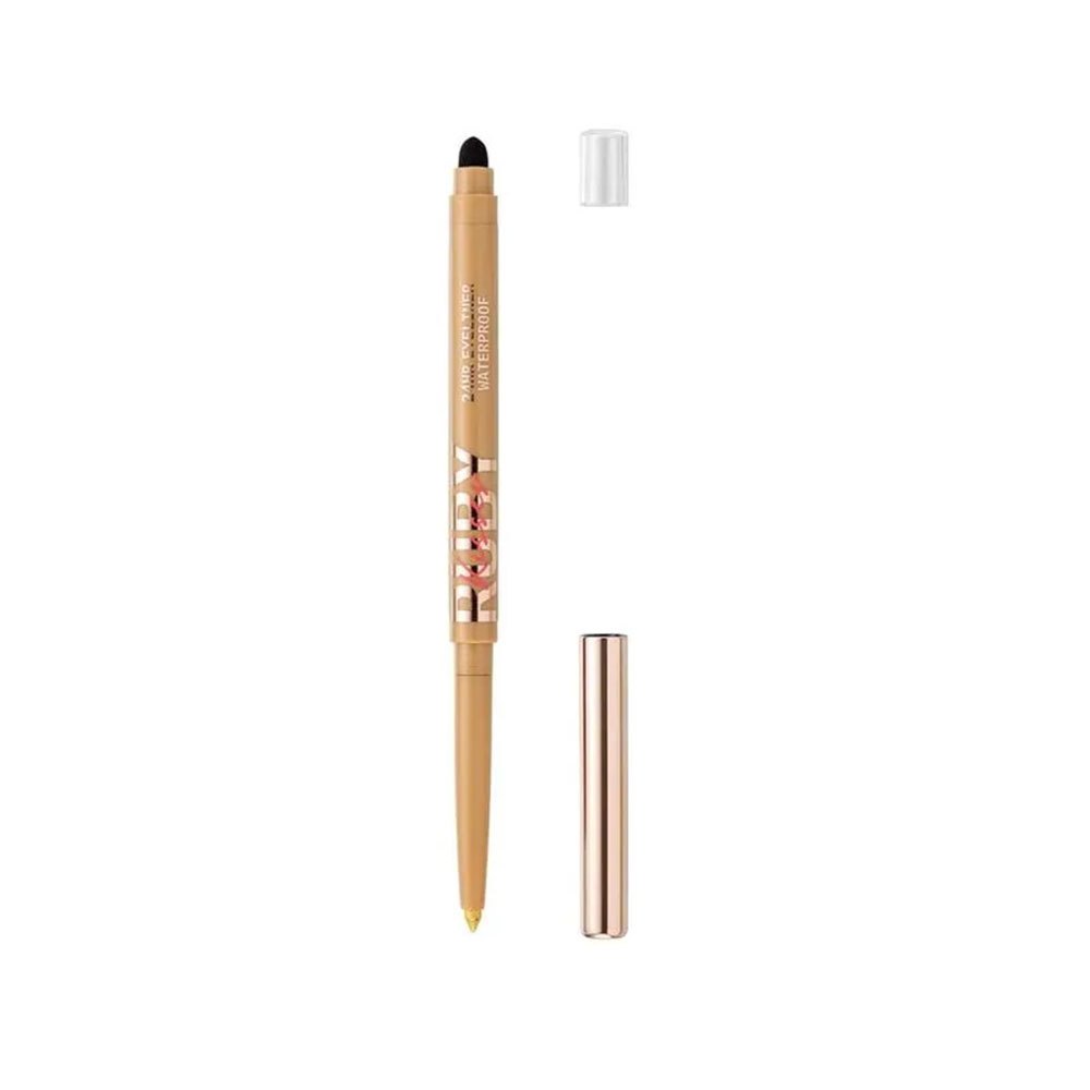 LÁPIS RETRÁTIL EM GEL DOURADO Á PROVA D' ÁGUA RUBY KISSES RE05B