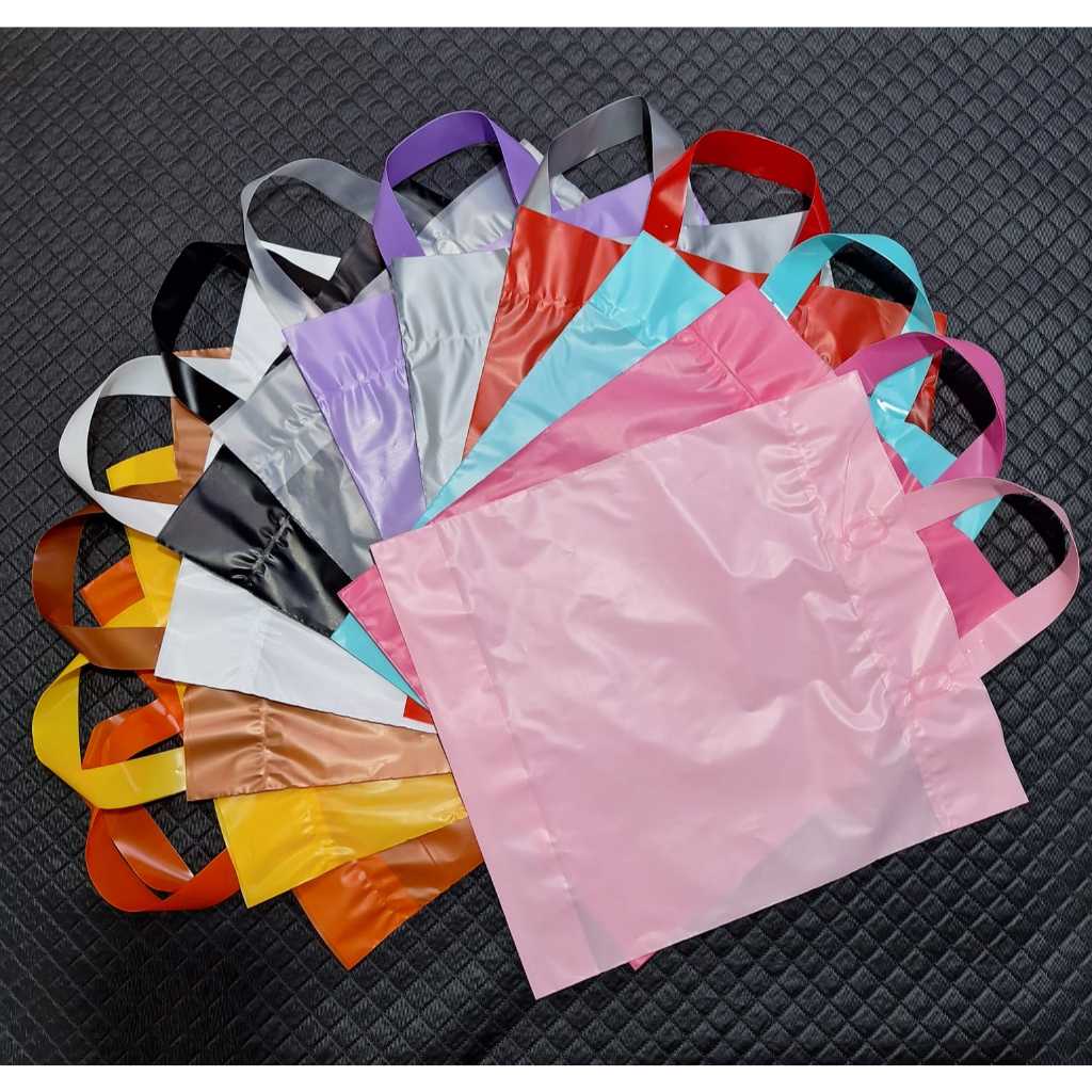 25 SACOLAS PLÁSTICA - 30X45 - ALÇA FITA / EMBALAGEM