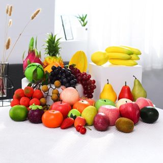 Kit De 6 Mini Frutas Sortidas Decoração Simulação Fruta Real em Oferta na Shopee